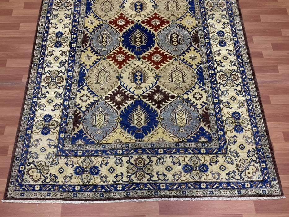 6' x 9' Tribal Ziegler Hand Knotted 100% Wool Area rug