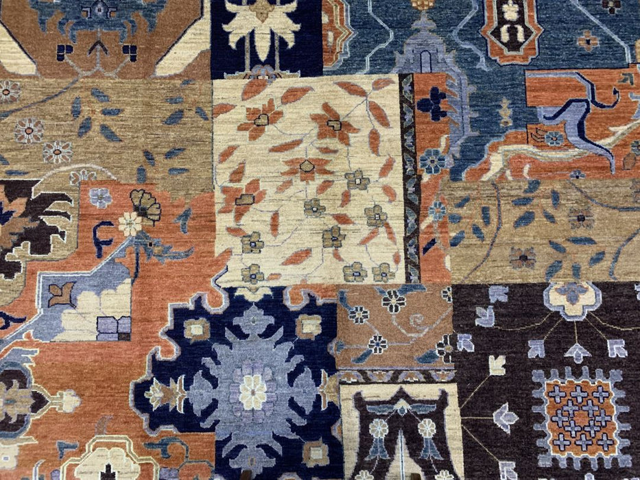 7'x10' Hand-Knotted Tribal Chobi Multi Area Rug – KB Rugs