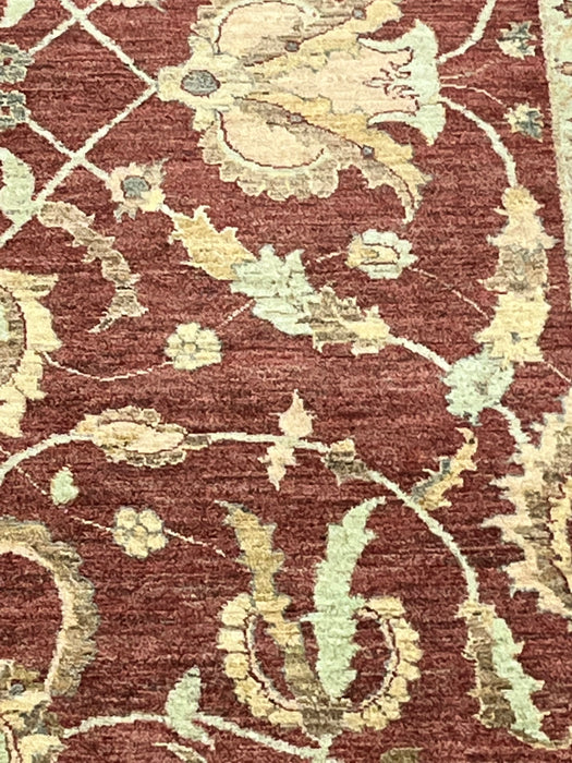 7'x10' Hand-Knotted Chobi Rust/Beige Area Rug – KB Rugs