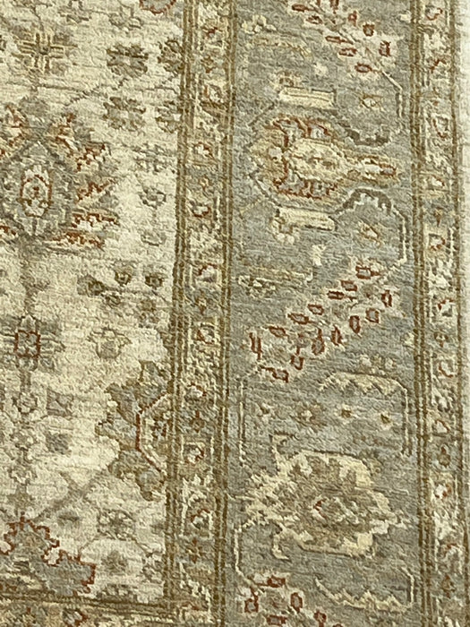 6'x9' Hand-Knotted Chobi Beige/Grey Area Rug – KB Rugs