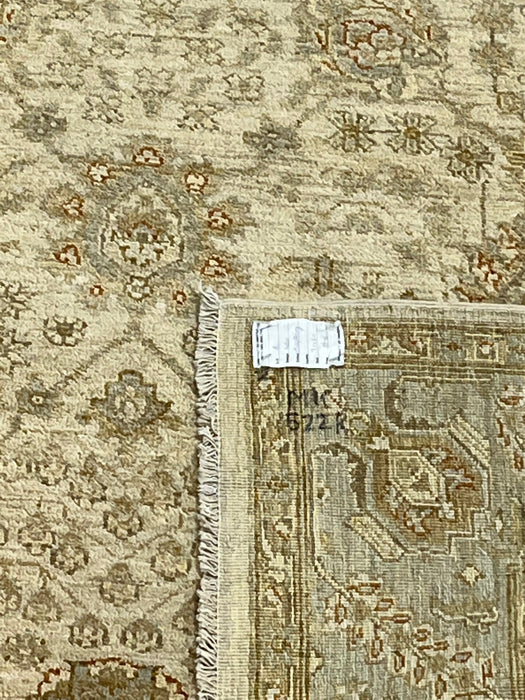 6'x9' Hand-Knotted Chobi Beige/Grey Area Rug – KB Rugs