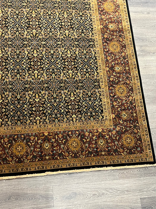 9'x12' Hand-Knotted Sutri Multi/Black Area Rug – KB Rugs