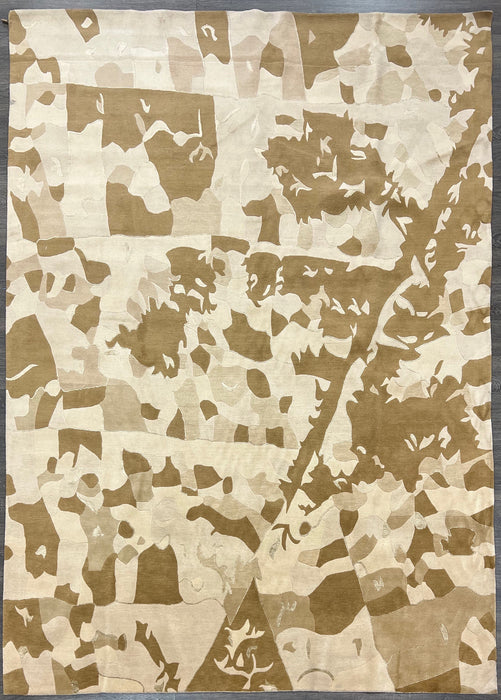 9'x12' Hand-Knotted Nepali Brown/Ivory Area Rug – KB Rugs