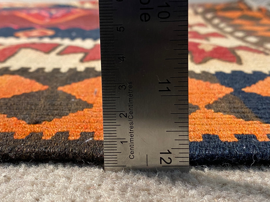 4.4X10.11 Kilim Hand Knotted 100% Wool Area rug