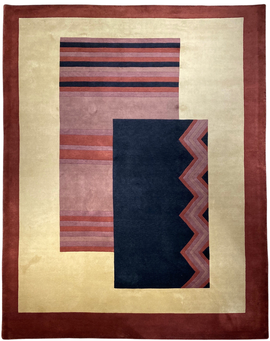 9'x12' Hand-Knotted Nepali Multi/Red Area Rug – KB Rugs